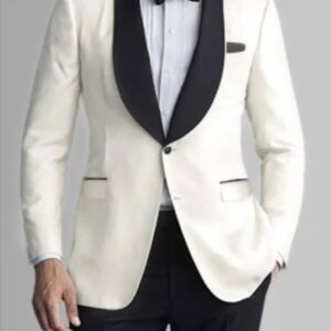Ivory | Black | Shawl Lapel | Slim Fit Tuxedo