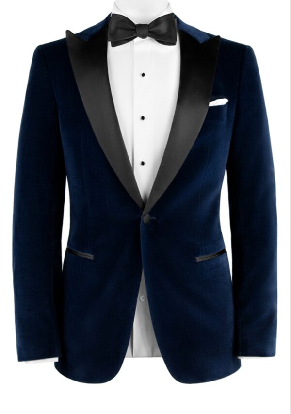 Navy | Velvet | Peak Lapel | Dinner Jacket