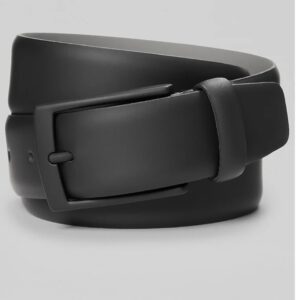 Black | Black Buckle | Leather Belt