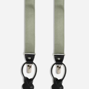 Sage Green Grosgrain Convertible Suspender