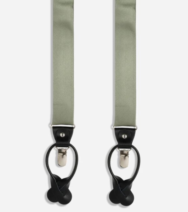 Grosgrain | Sage Green | Convertible Suspender