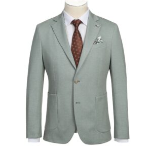 Dark Sea Green | Notch Lapel | Slim Fit Blazer