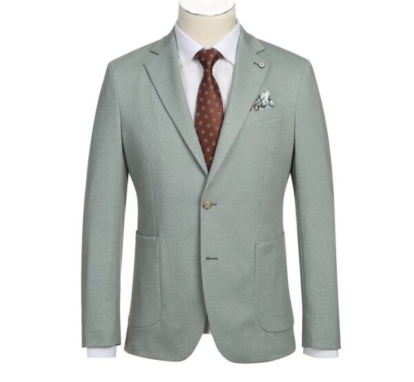 Dark Sea Green | Notch Lapel | Slim Fit Blazer