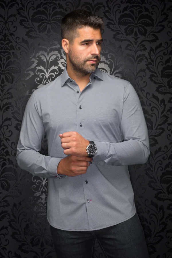 Solid Light Grey | Long Sleeved Shirt