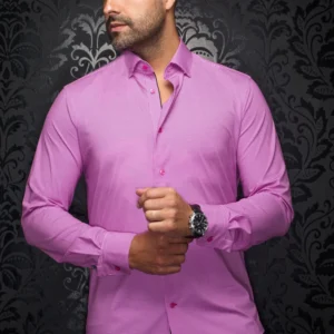 Solid Fuchsia | Long Sleeved Shirt