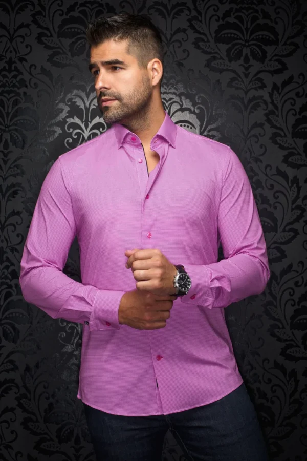 Solid Fuchsia | Long Sleeved Shirt