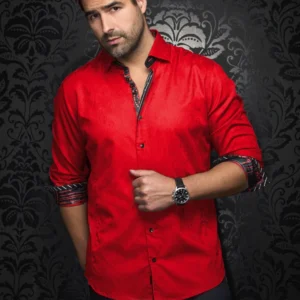 Dominion | Red | Long Sleeved Shirt