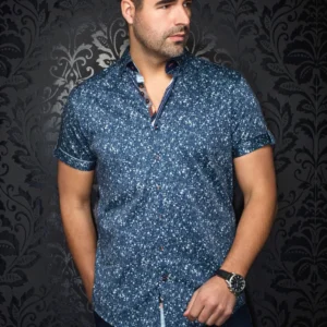 Alfieri | Navy | Short Sleeved Shirt