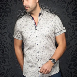 Alfieri | Stone | Short Sleeved Shirt