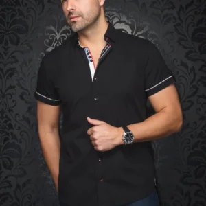 Fajardo | Black | Short Sleeved Shirt