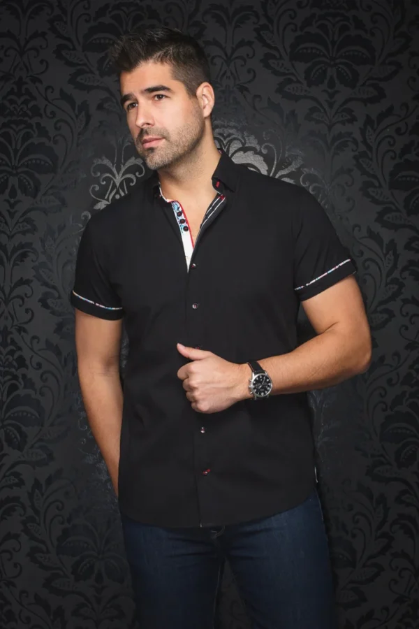Fajardo | Black | Short Sleeved Shirt