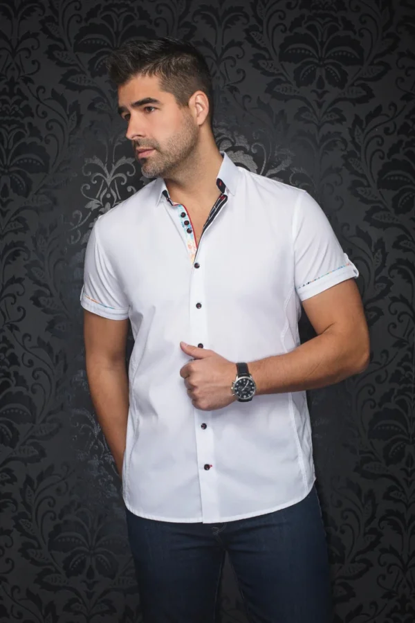 Fajardo | White | Short Sleeved Shirt