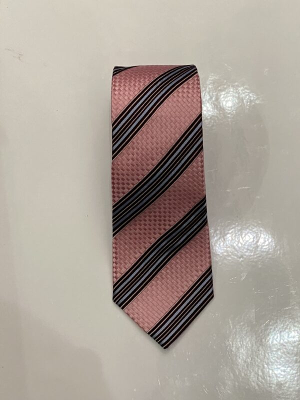 Light Pink | Blue | Stripe | Silk Tie