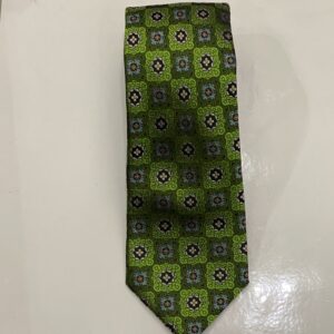 Green | Blue | Grey | Print | Silk Tie
