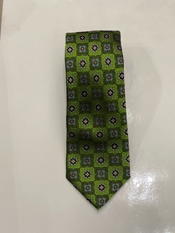 Green | Blue | Grey | Print | Silk Tie