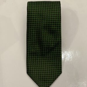 Green | Black | Print | Silk Tie