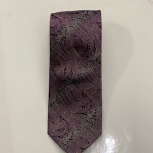 Dusty Pink | Navy | Print | Silk Tie