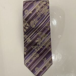 Shades of Purple | Floral Print | Silk Tie
