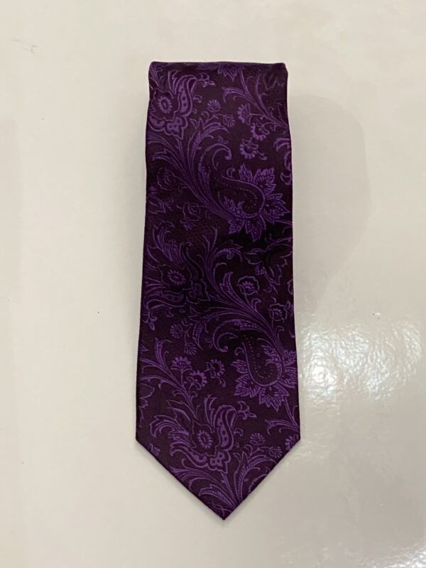Purple | Tone on Tone | Print | Silk Tie