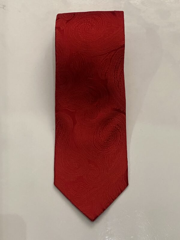 Red | Tone on Tone | Print | Silk Tie