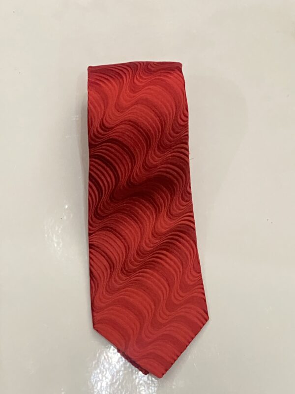 Cherry Red | Tone on Tone | Print | Silk Tie