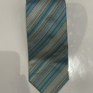 Turquoise | Stripe | Silk Tie
