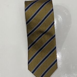 Gold | Blue | Stripe | Silk Tie