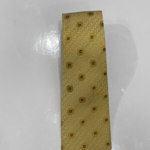 Yellow | Navy | Print | Silk Tie