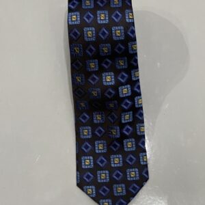 Black | Blue | Print | Silk Tie