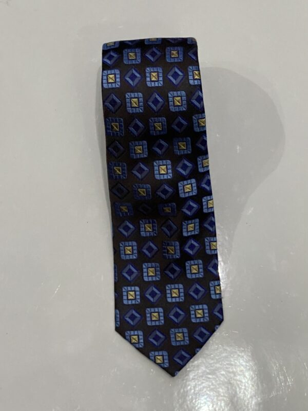 Black | Blue | Print | Silk Tie
