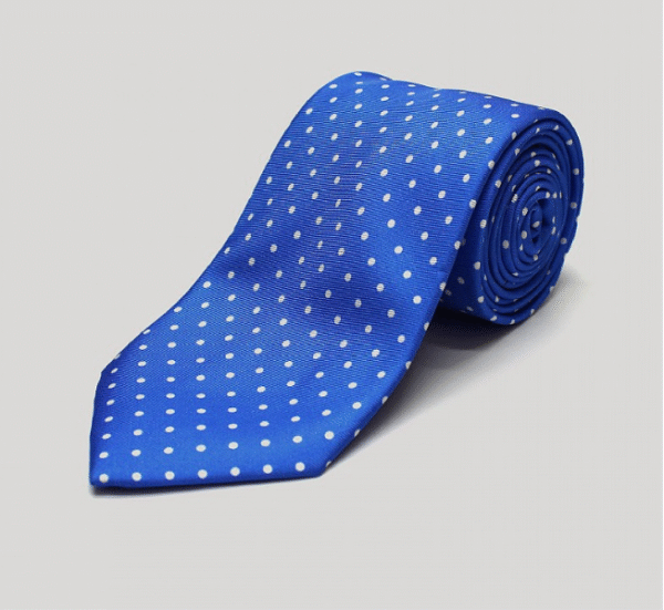 Blue | Polka Dot | Silk Tie
