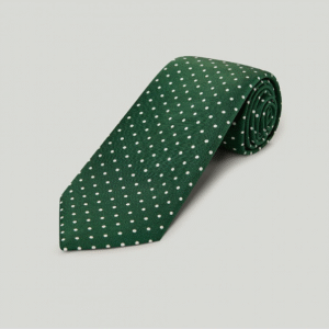 Green | Polka Dot | Silk Tie