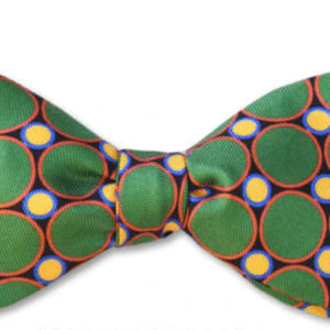 Green | Polka Dot | Silk Bow Tie