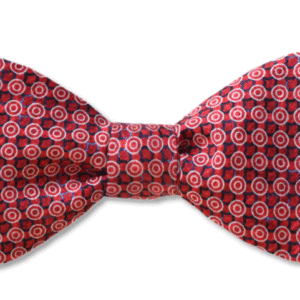 Red | Blue | Print | Silk Bow Tie